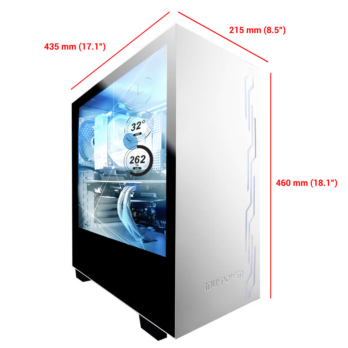 Prebuilt: Greendoor Systems Custom Snowblind S Edition Gaming PC
